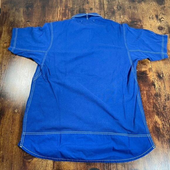 JUNYAWATANABE COMME des GARCONS MAN X LACOSTE Polo Shirt S Navy Authentic Used - Picture 2 of 8